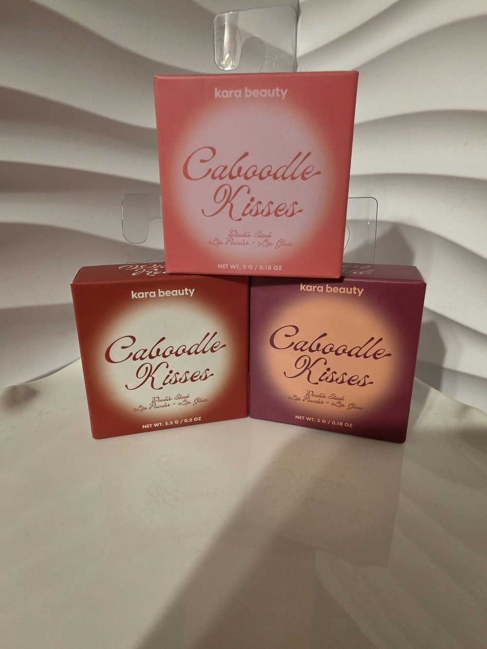 Kara Beauty Caboodle Kisses Lip Powder & Gloss - Set Of 3